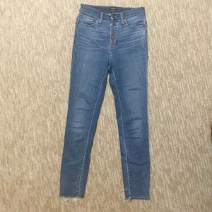 J. Crew Girls' High-Rise Skinny Jeans